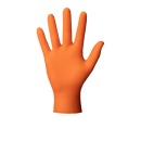 Manusi din nitril Mercator Gogrip orange, 50buc/cutie - Img 2