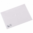 Mapa din plastic cu buton, format A4. Albastru Deli - Img 4