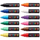 Marker pentru orice suprafata, varf 8 mm UNI