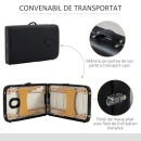 Masă de masaj fizioterapie portabil cu blat reglabil, 210cm x 81cm x 92cm si Geanta de Transport - Img 4