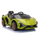 Masina electrica Lamborghini Sian pentru copii 3-5 ani, telecomanda, 12V