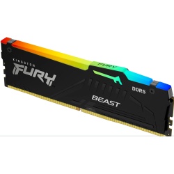 Memorie RAM Kingston FURY Beast RGB, 32GB DDR5, 6000MHz, CL30