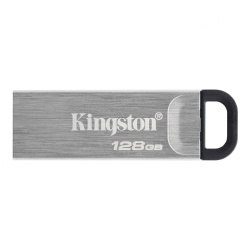 Memorie USB Kingston DataTraveler Kyson 128GB, USB 3.2, Argintiu