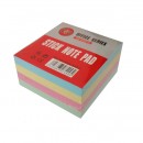 Notes adeziv 76 x756mm, 400 file, 4 culori pastel B4U