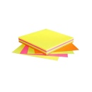 Notes adeziv 76x76 mm, 4 culori, 100 file/set B4U
