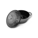 Oala din fonta cu capac Cooking by Heinner Marble Grey, 26x12 cm, 4.8 L - Img 2