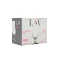 Pahare cu picior din sticla pentru cocktail Lav Nevakar 385ml, 6 buc/set - Img 2