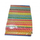 Paie plastic drepte color cu dungi, 240 x 7 mm, 500 buc/set - Img 2