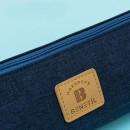 Penar etui textil triunghiular Benetil Deli 22.5 x 8 x 6 cm - Img 3