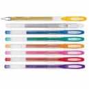 Pix gel cu sclipici Uni-ball Sparkling, 0.7mm