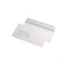Plic DL autoadeziv, 110 x 220 mm, 80 g/mp, 45 x 90 mm, alb