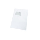 Plic siliconic C4, 229 x 324mm, alb, 90g, fereastra dreapta
