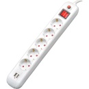 Prelungitor Spacer 4.5m cu 5 prize Schuko + 2 x USB max 3500W - Img 3