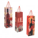 Punga din hartie pentru Sticla Cadou 13 x 36 x 10 cm
