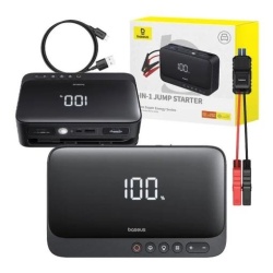 Redresor Starter Baseus Super Energy 4 in 1 pentru pornire / incarcare auto 6000mAh Cu Clesti Pornire Motor, 1000 A