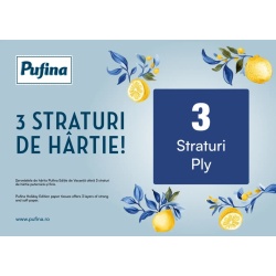 Servetele Faciale Pufina Select, 3 straturi, 100 Buc/cutie - Img 4