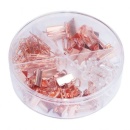 Set accesorii birou agrafe + clipsuri + pioneze, Deli - Img 2