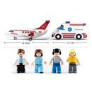Set de constructie Sluban, Avion/Ambulanta, 335 piese, 38x28.5x6.7cm - Img 2