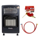 Soba mobila pe gaz GPL si electrica, aprindere piezo-electrica, demontabila, bonus kit de alimentare