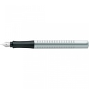 Stilou grip 2011, argintiu, Faber-Castell - Img 2