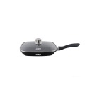 Tigaie grill cu capac Cooking by Heinner, aluminium, 28 x 4.5 cm - Img 3