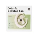 Ventilator Portabil cu LED RGB, USB, Reglaj 180 - Img 2
