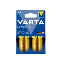 Baterii Varta Longlife Alcaline AA, R6, 4 buc/set