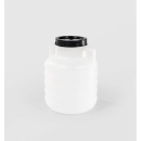 Bidon din plastic cu manere si capac, 5L, alb - Img 2