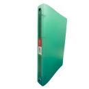 Caiet mecanic 4 inele - D25mm, coperti flexibile PP, Optima Flex - albastru transparent - Img 4