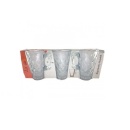Cani din sticla transparenta Vela, Gold Glass 200ml, 3 buc/set - Img 3
