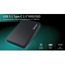 Carcasa externa HDD / SSD de 2,5 Spacer USB 3.1 Type C - Img 6