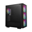 Carcasa Gaming Deepcool Matrexx 55 cu 4 coolere RGB, Middle Tower USB3.0, Sticla securizata, Led Strip - Img 3