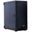 Carcasa Gaming Spacer Hunter, Middle Tower ATX, sticla securizata, negru - Img 2