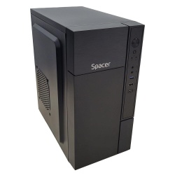 Carcasa SPACER SPCS-OC-MINI, Mini Tower, Black
