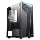 Carcasa Spacer Warrior gaming, Middle Tower, ATX, sticla securizata, banda LED RGB + BOXA SPACER bluetooth TOPPER - Img 2