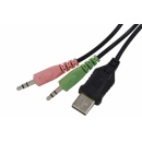 Casti Gaming cu fir si microfon, Spacer Phantom RGB, Negru - Img 2