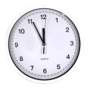 Ceas de perete Clasic cu rama plastic si geam sticla, D 30 cm - Img 3