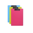 Clipboard simplu A4, plastifiat PP, Deli Neon