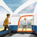 Cort de camping pentru 4-6 persoane cu 2 camere și verandă - Img 3
