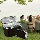 Cos termic pliabil pentru picnic, 25l, 42 x 27 x 23 Cm - Img 4
