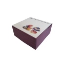 Cutii prajituri din carton Love, capac atasat, 140x140x60 mm, 25 buc/set