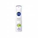 Deodorant Antiperspirant Nivea Invisible for Black & White Silky Smooth, 150 ml - Img 2