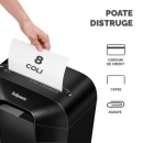 Distrugator documente 8 coli Fellowes LX45 cross-cut - Img 3