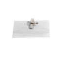 Ecuson orizontal cu ac si clips 92 x 57 mm