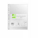 Folie protectie documente, 100 microni, 100folii/set, Q-Connect - cristal