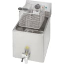 Friteuza Profesionala Horeca cu Robinet Golire, 3250 W, INOX 8 L - Img 3