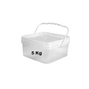 Galeata plastic patrata cu capac sigilabil, 10 kg - Img 2
