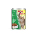 Hrana umeda pisici Miau Miau curcan in sos, 100g