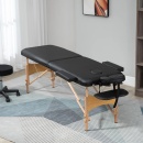 Masă de masaj fizioterapie portabil cu blat reglabil, 210cm x 81cm x 92cm si Geanta de Transport
