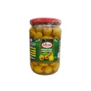 Masline verzi umplute cu ardei Alinda 400g